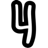 Стикер 25 font #letters #буквы