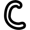 Стикер 19 font #letters #буквы