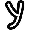 Стикер 21 font #letters #буквы