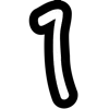 Стикер 35 font #letters #буквы