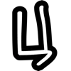 Стикер 24 font #letters #буквы