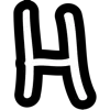 Стикер 15 font #letters #буквы