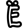 Стикер 7 font #letters #буквы