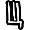 Стикер 27 font #letters #буквы