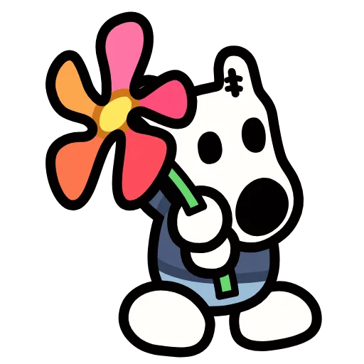 Стикер 12 Doggy #emoji #font #decor