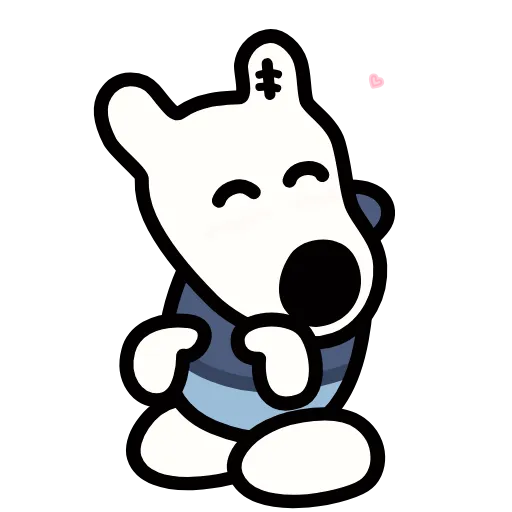 Стикер 2 Doggy #emoji #font #decor