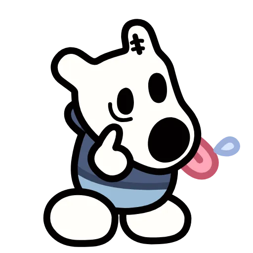 Стикер 14 Doggy #emoji #font #decor