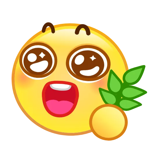 🌿 Стикер «QQ Face» для Telegram