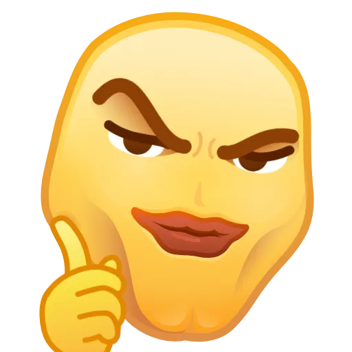 🤫 Стикер «QQ Face» для Telegram
