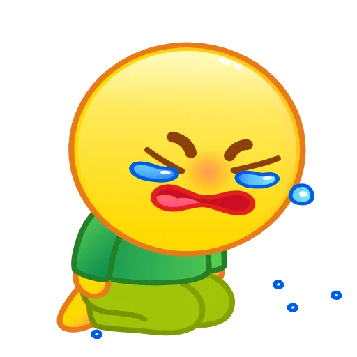 🧎‍♂️ Стикер «QQ Face» для Telegram