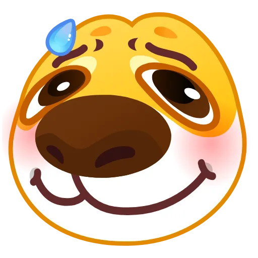 😰 Стикер «QQ Face» для Telegram