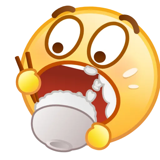 🍚 Стикер «QQ Face» для Telegram