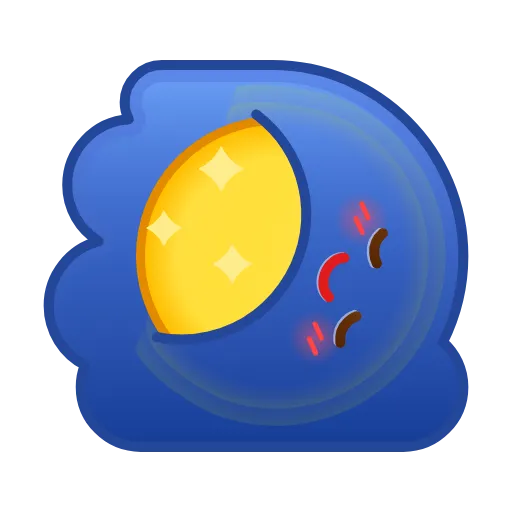 Стикер 61 Qqsuperemoji