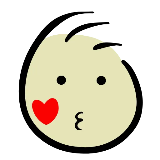 Стикер 12 Qonshy Emoji