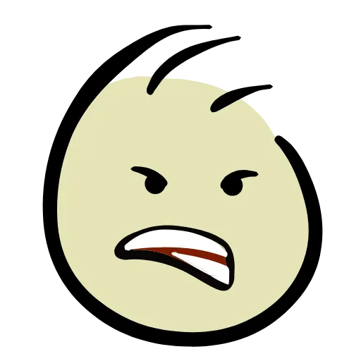 Стикер 19 Qonshy Emoji