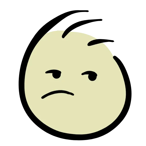 Стикер 17 Qonshy Emoji