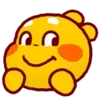 Стикер 5 🤗 QooBee dragon emoji