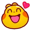 Стикер 2 🤗 QooBee dragon emoji