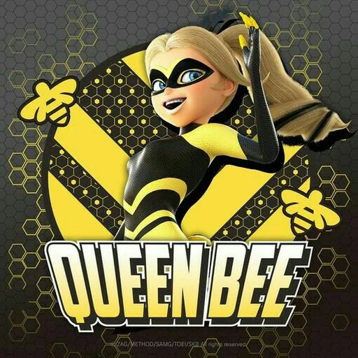 💛 Стикер «Queen Bee - Miraculous» для Telegram