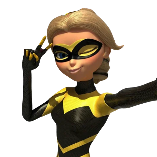 💛 Стикер «Queen Bee - Miraculous» для Telegram