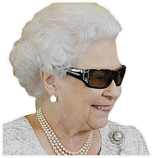 😎 Стикер «Queen Elizabeth II» для Telegram