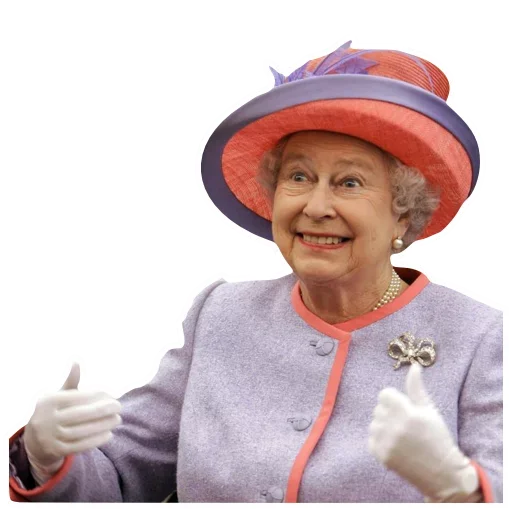 😦 Стикер «Queen Elizabeth II» для Telegram