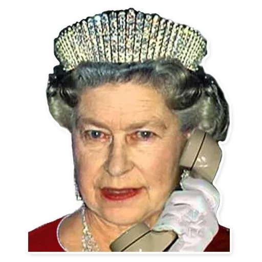 📞 Стикер «Queen Elizabeth II» для Telegram
