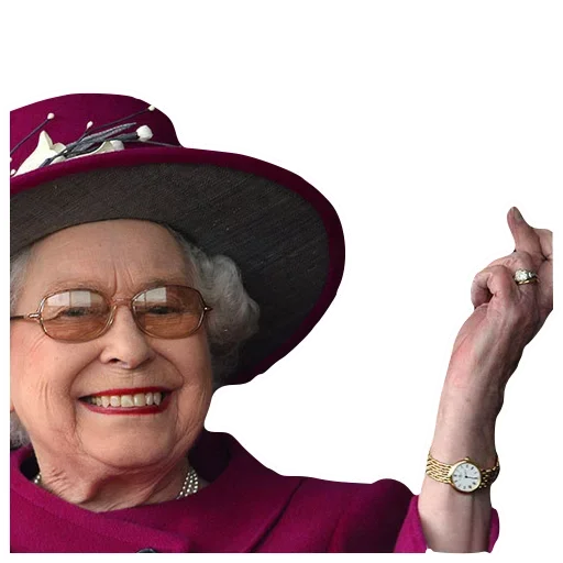 👏 Стикер «Queen Elizabeth II» для Telegram