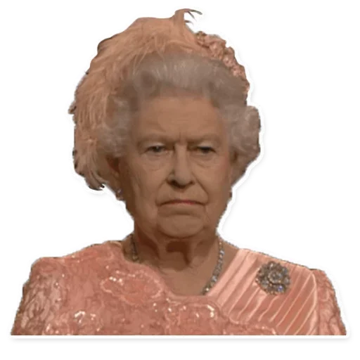 😒 Стикер «Queen Elizabeth II» для Telegram