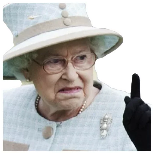 😣 Стикер «Queen Elizabeth II» для Telegram