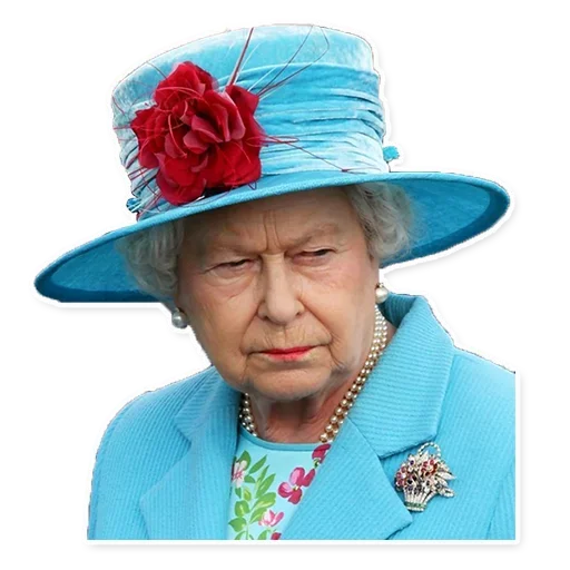 ☹️ Стикер «Queen Elizabeth II» для Telegram