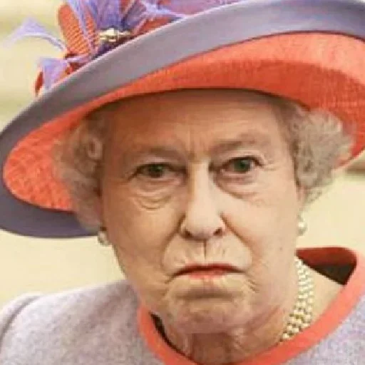 🙃 Стикер «Queen Elizabeth II» для Telegram