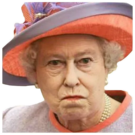 😒 Стикер «Queen Elizabeth II» для Telegram