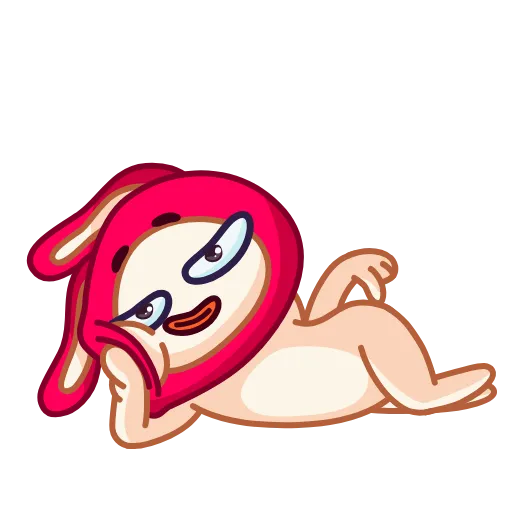 Стикер 18 Rabbit emoji