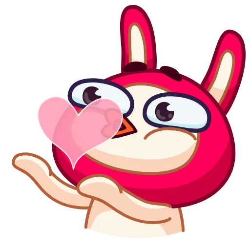 Стикер 2 Rabbit emoji