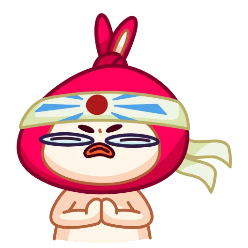 Стикер 12 Rabbit emoji
