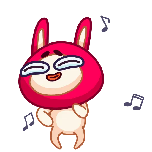 Стикер 14 Rabbit emoji