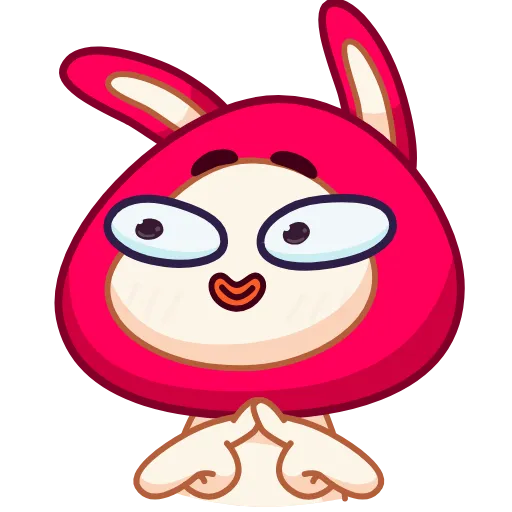 Стикер 16 Rabbit emoji