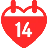 Стикер 14 Red Valentine
