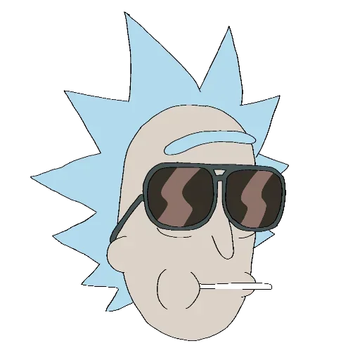 😎 Стикер «Рик и Морти» для Telegram