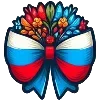 Стикер 34 День России