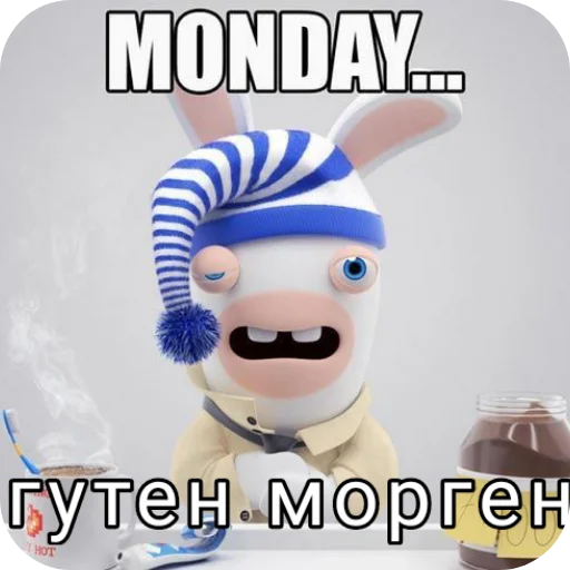 🧸 Стикер «Rabbids» для Telegram