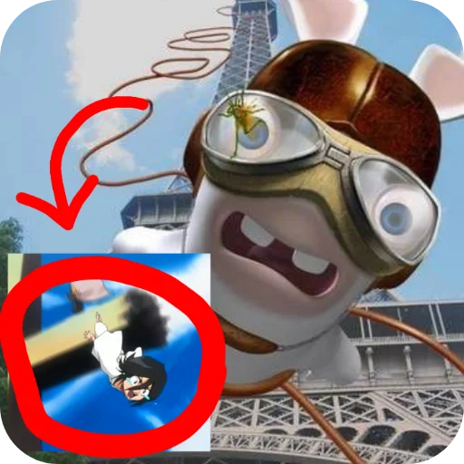 🥰 Стикер «Rabbids 2» для Telegram