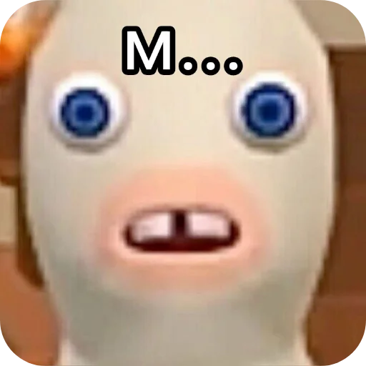 👍 Стикер «Rabbids 2» для Telegram