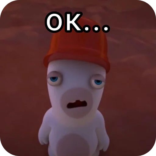 😐 Стикер «Rabbids 2» для Telegram