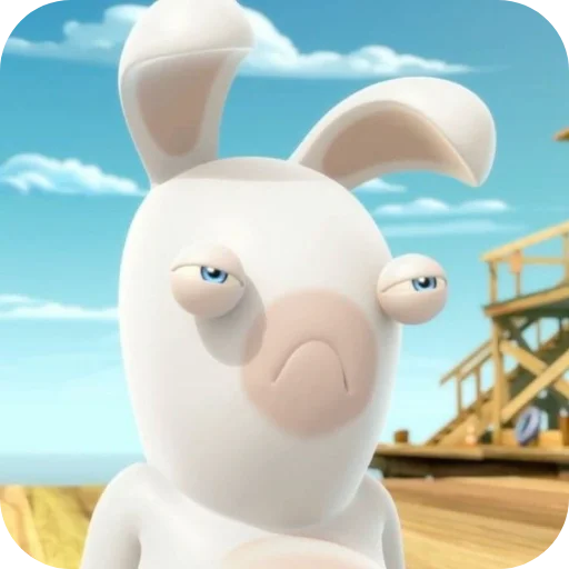 👎 Стикер «Rabbids 2» для Telegram