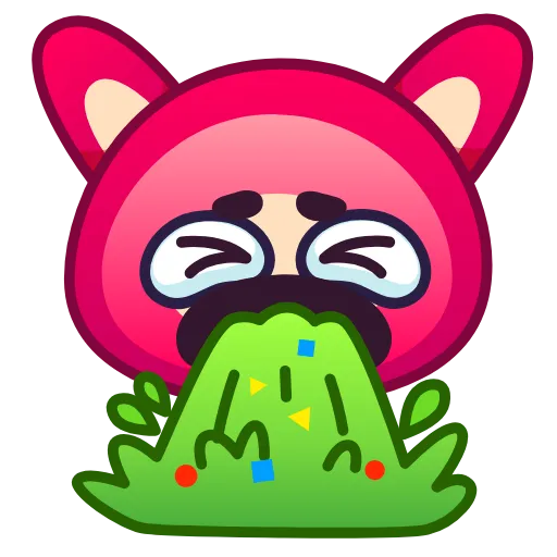 Стикер 34 Rabbit Emoji