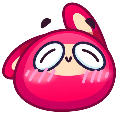 Стикер 4 Rabbit Emoji