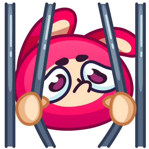 Стикер 57 Rabbit Emoji