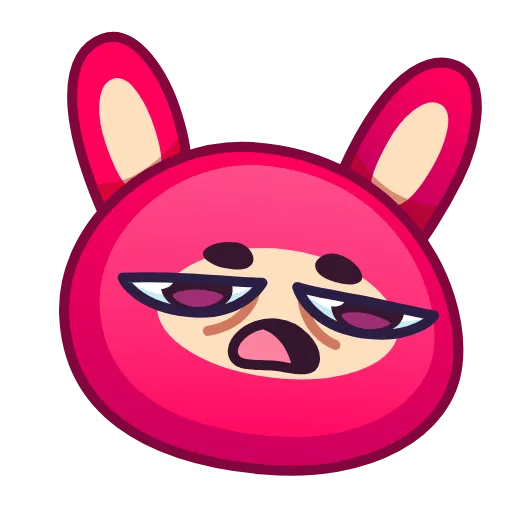 Стикер 26 Rabbit Emoji
